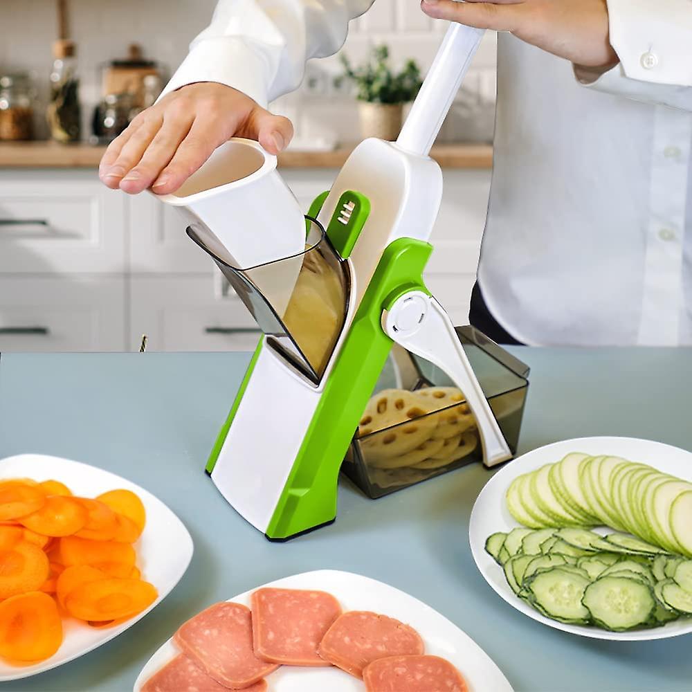 Vegetable Cutter With Collecting Basin