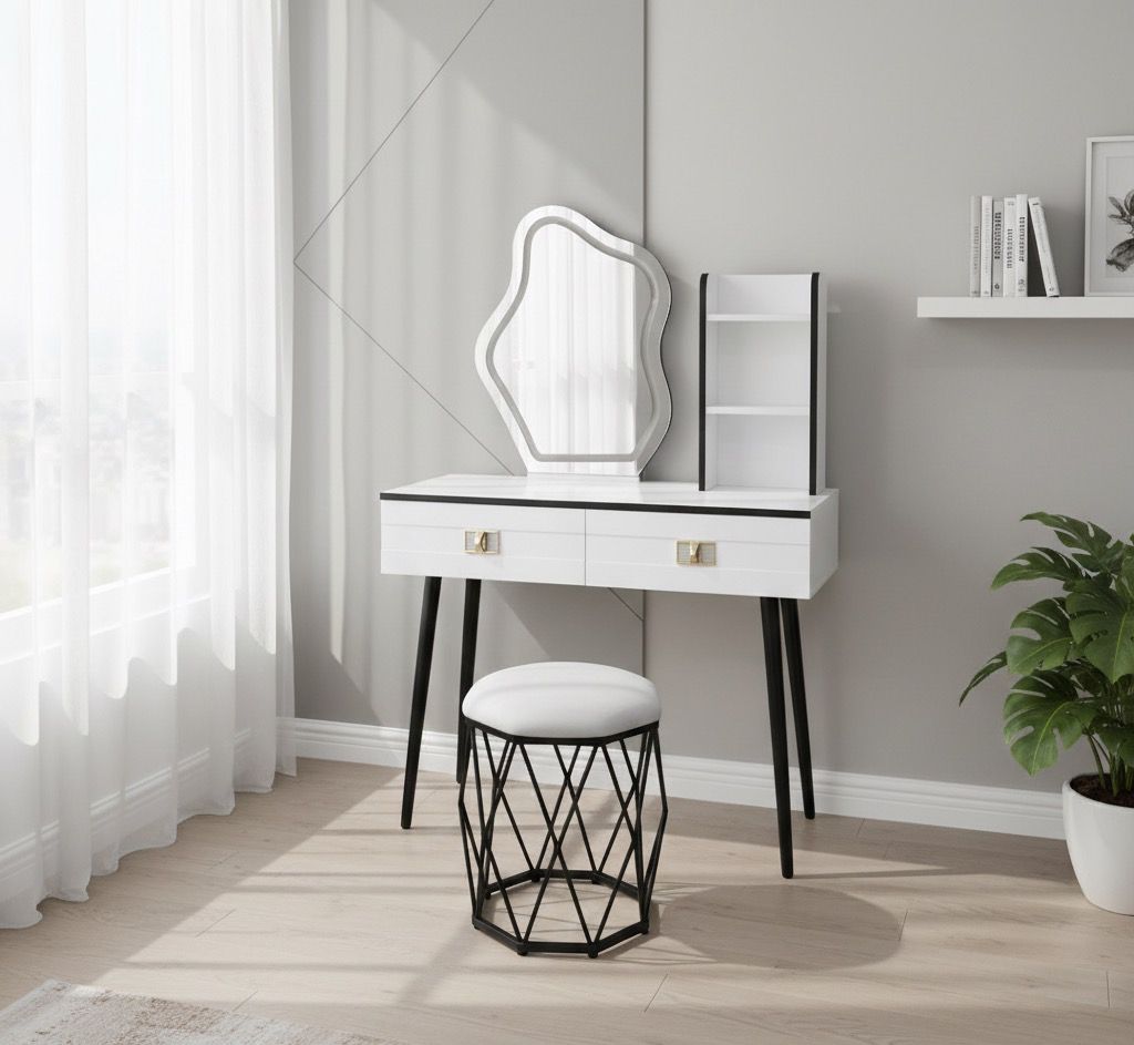 MFurn Modern Vanity With LED Mirror