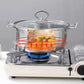 Cookware St/St Pot-Frypan 5pc Set