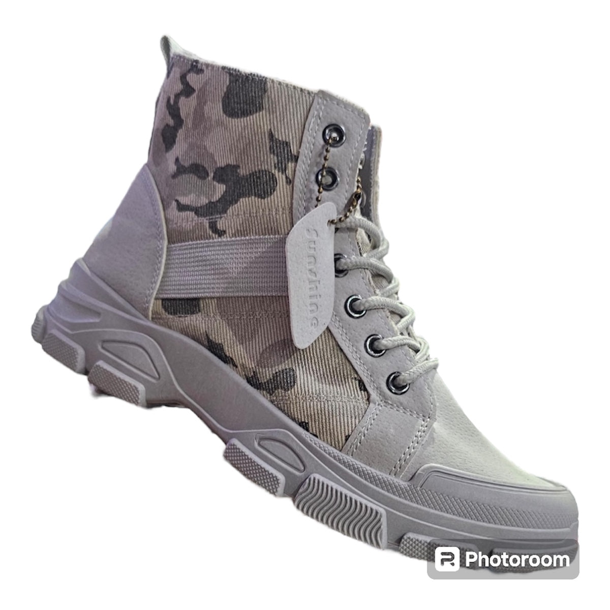 Men's Camouflage Vintage Casual Boots