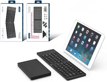 MTech Foldable Bluetooth Keyboard Compact & Portable Wireless Keyboard