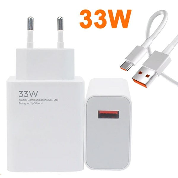 MTech 33w & 67w Fast Charger Turbo Charge With Type C USB Cable