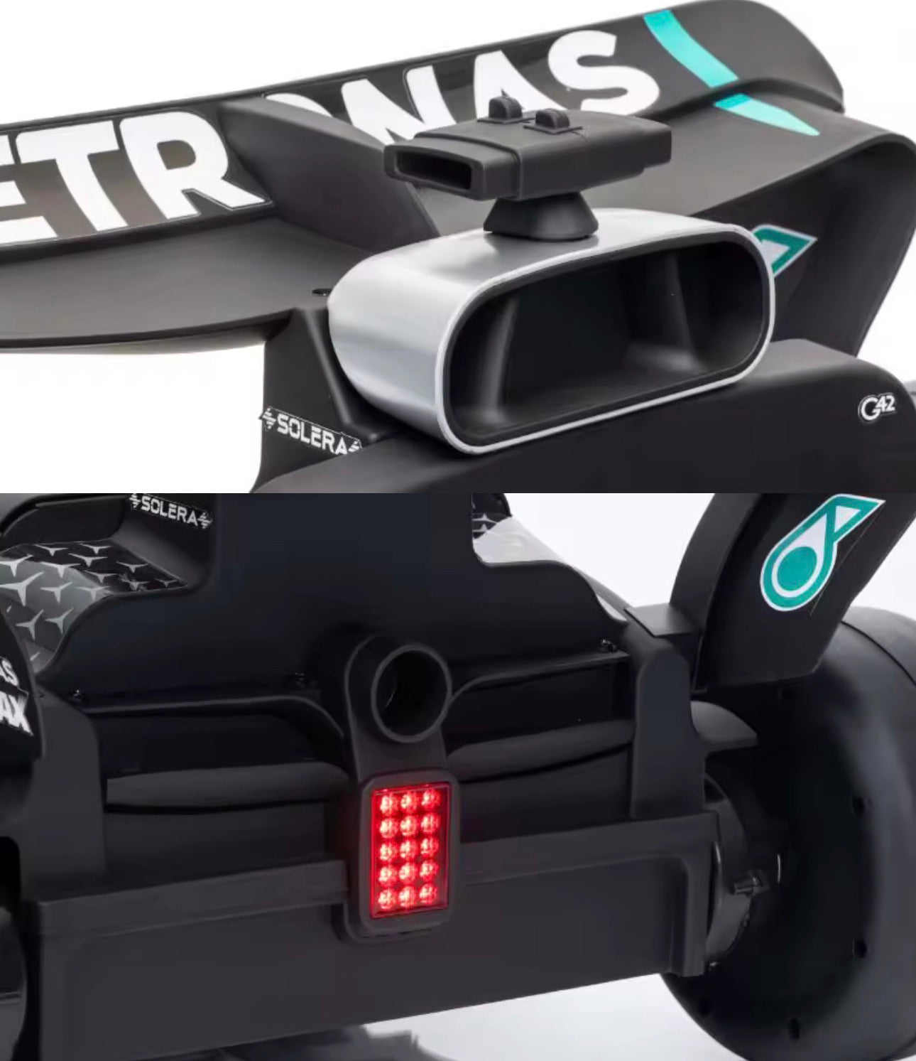 Mercedes-AMG PETRONAS F1 Team Licensed Go Kart Kids Electric Ride on Toys-PreOrder Only