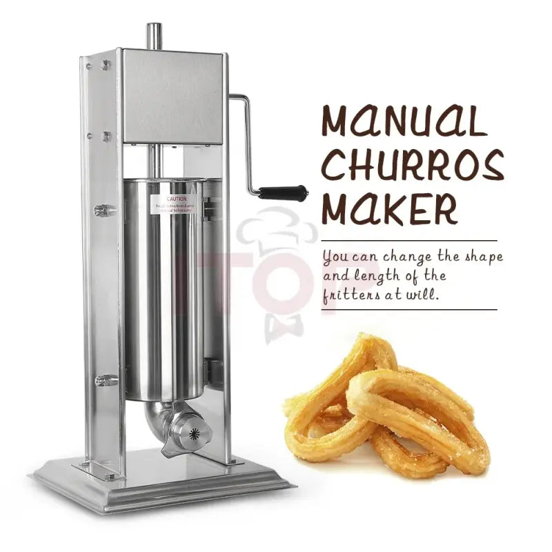 Manual 5L Churros Machine: Commercial Donut Maker with Waffle Attachment. Only Available On PreOrder!