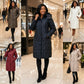 Women's Hooded Long Puffer Jacket – Quilted Winter Coat