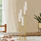 MHome Gold 5-Arm Floor Candelabra Candle Holder – Tall Wedding & Event Décor Stand