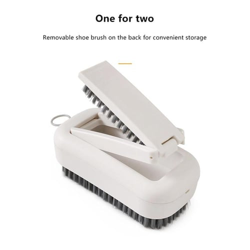 Multifunctional Soft-Bristled 2 in 1 Long Handle Shoe Brush