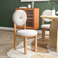 MFURN Donut Back Modern Dining Chair Available In Black or White Colour Options