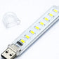Portable USB 8 LED Light
