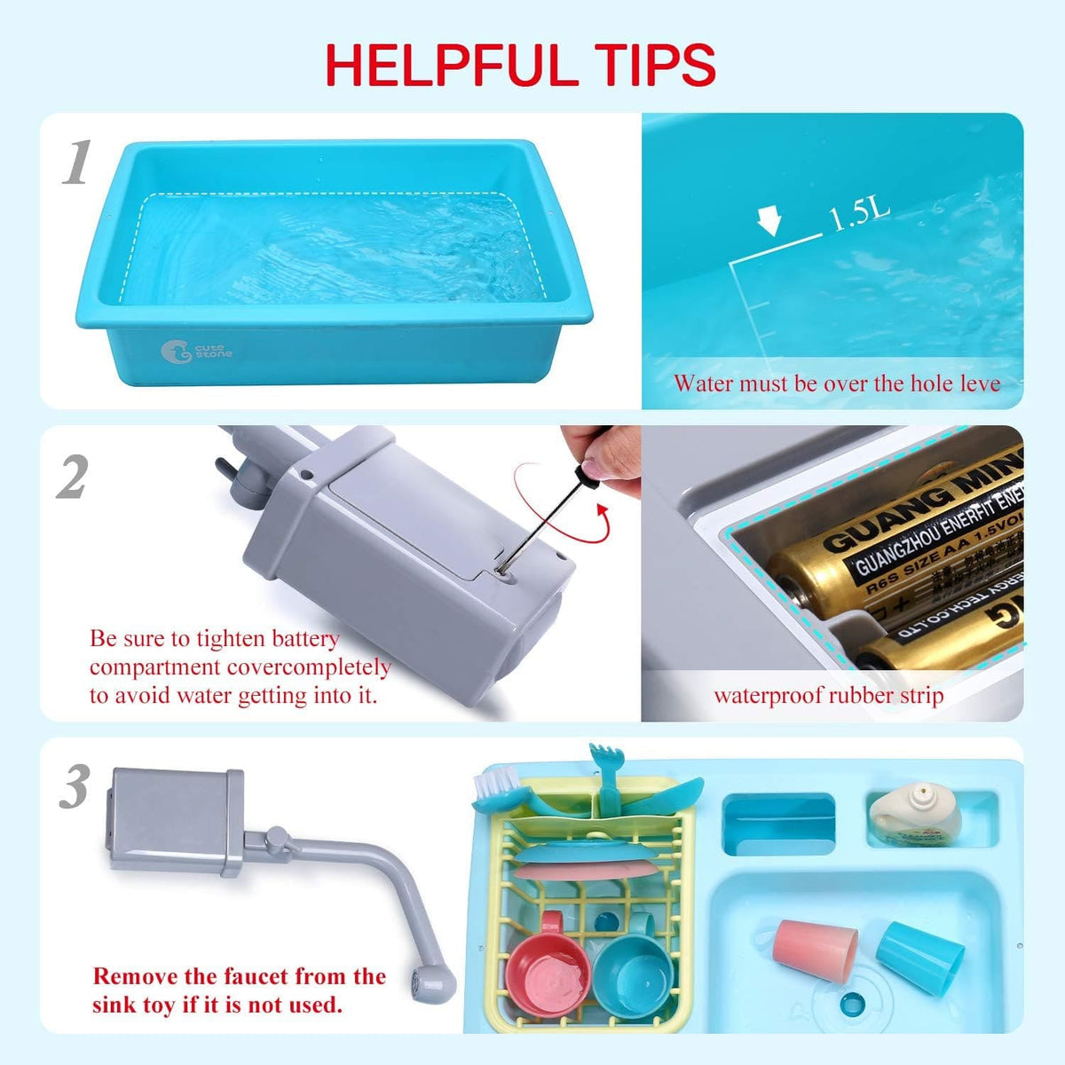 Kids Kitchen Sink Toy