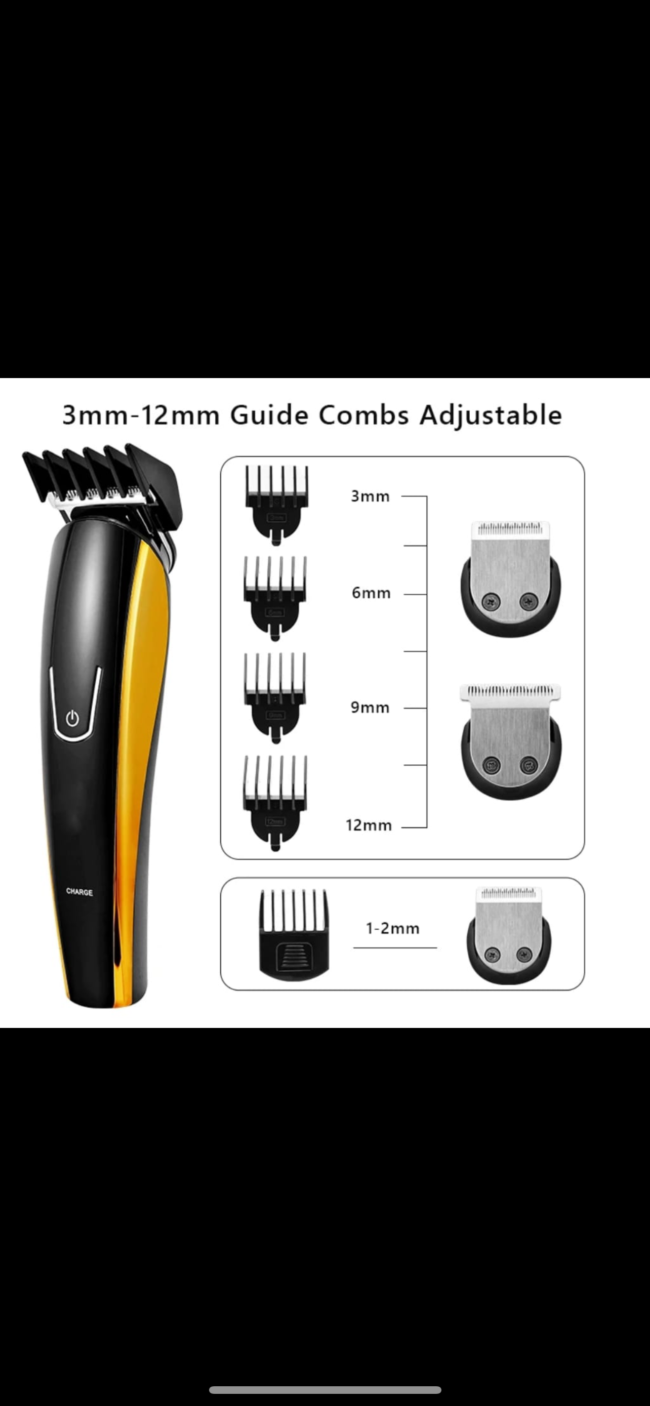 Professional Hair Clipper & Nose Trimmer With Shaver 11-in 1