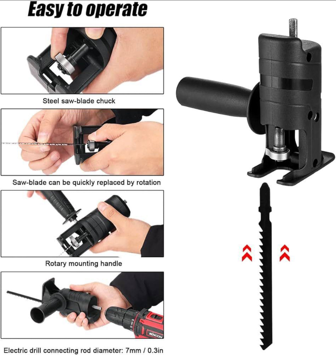 Reciprocating Saw Adapter Kit