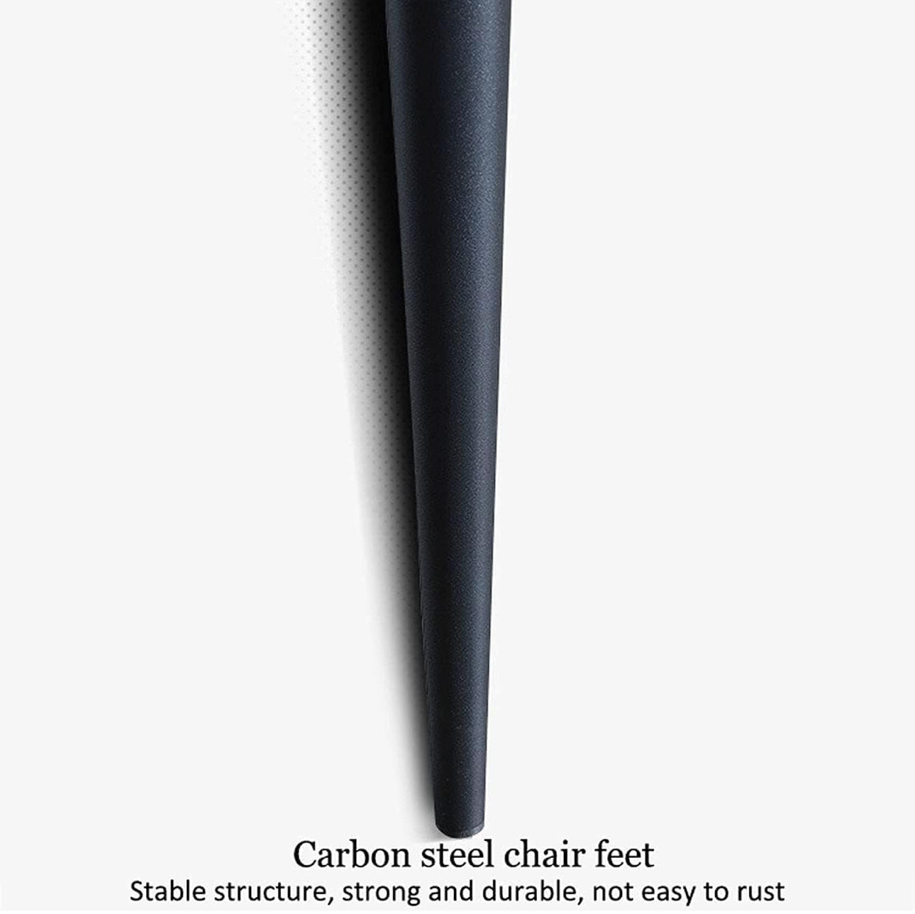 MFurn Modern Lounge High Back Leather Dining Room Chairs with Metal Legs - Stylish Restaurant Cafe Seating - Backrest Upholstered