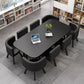 Nordic Style Table Set 8 Chairs + Dining Table , Rectangular Available In Various Colours