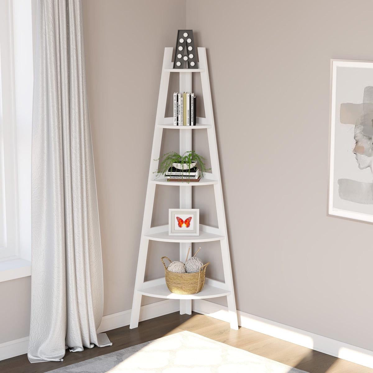 Corner Shelf Free Standing For Home/Office