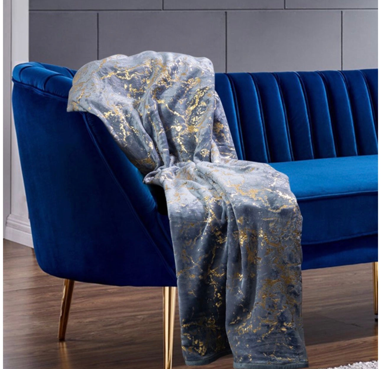 MHome Plush Throws – Gold Collection 1 Ply