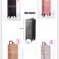 Professional 4 In 1 Cosmetics Makeup Rolling Makeup Case