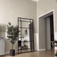 MHome Full Length Black Iron Fame Mirror 180x110cm