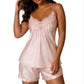 Ladies Silky Satin 2pc Sleepwear