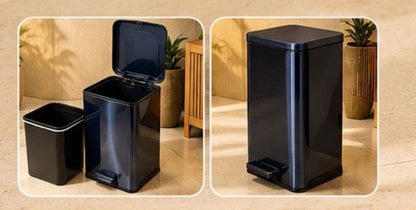 MHome Rectangular DustBin- Various Colours