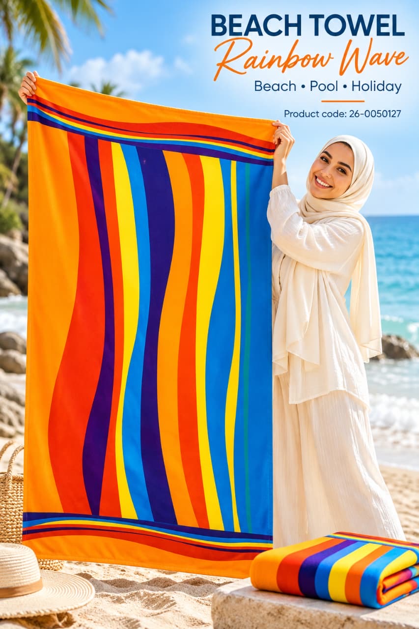 MHome Beach Towels-Various Colours