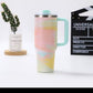 M-Home 1200ml Stainless Steel Thermal Bottle Cup with Handle, Lid & Reusable Straw – Leakproof, Double-Wall Insulated, Dishwasher Safe, Hot &amp; Cold Drink Travel Tumbler