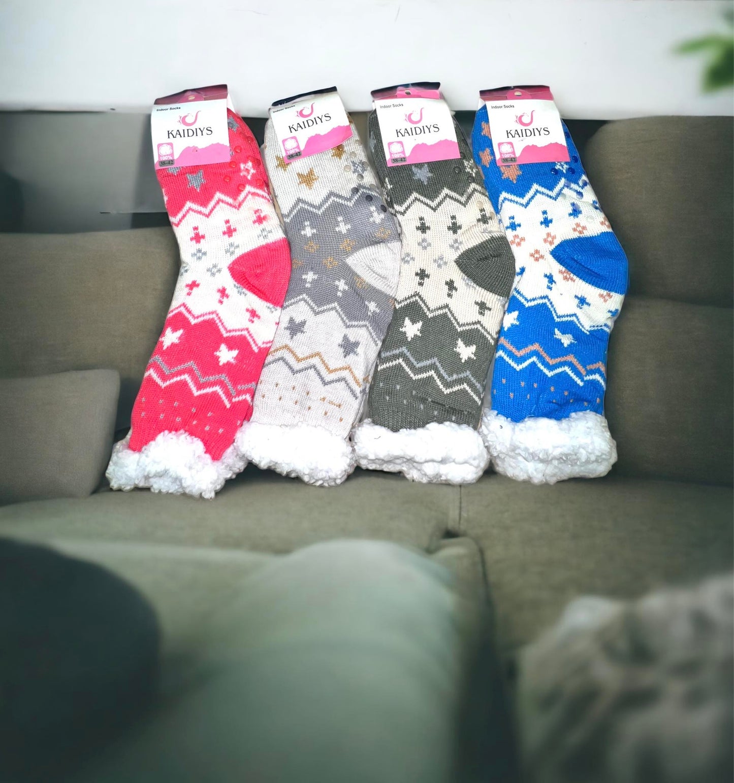 Indoor Non slip | Winter Stylish Design Baby Socks -Short