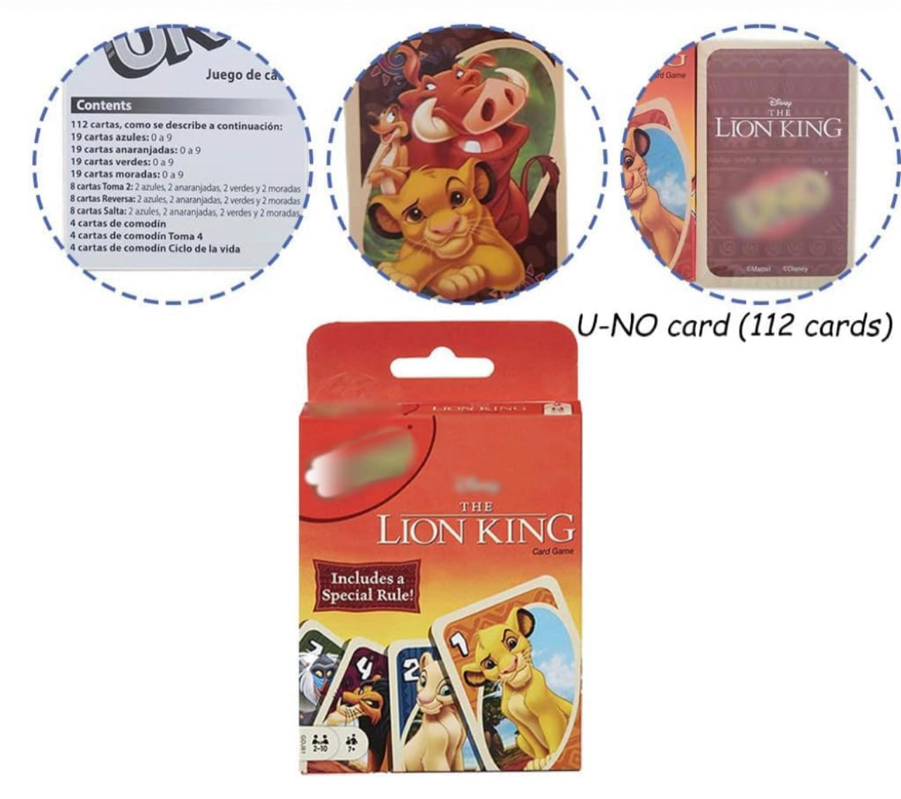 Uno Lion King Card Game Megamall Online Store