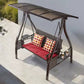 Two seater giant swing patio porch swing courtyard outdoor steel swing for playground