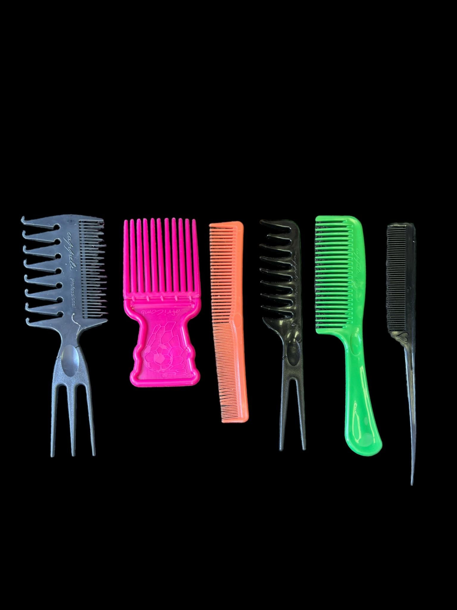 Assorted Salon Comb Set - Pack of 6 – Megamall Online Store