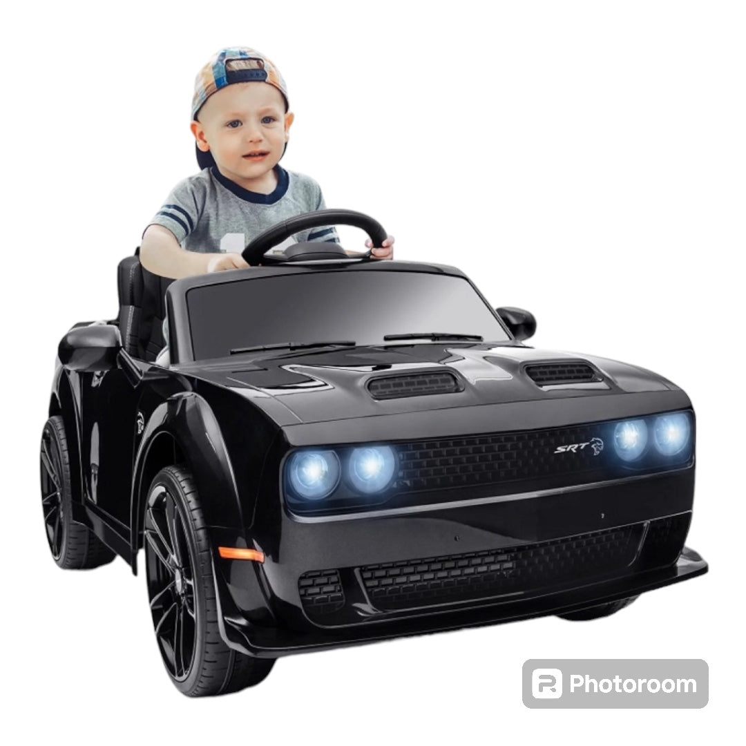 Licensed Dodge Challenger SRT 12V Electric Car for Kids with Remote Control