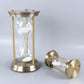 MHome Vintage Three Pillar Mini Hourglass Ornament Timer - Metal Hourglass, Glass Sand Timer