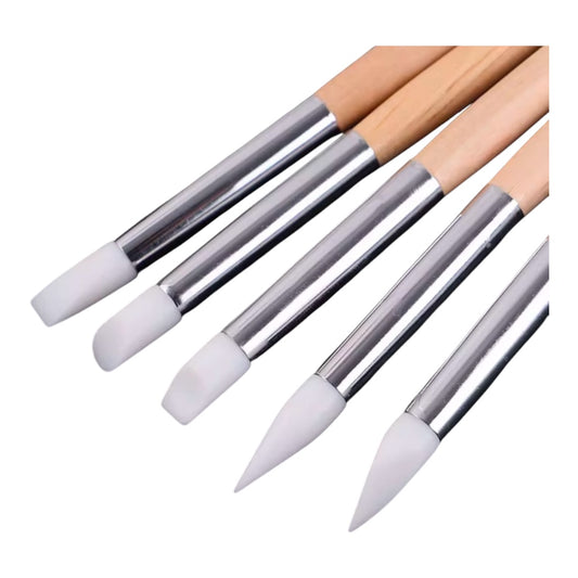 Cuticle Pusher Set Wooden 5pc