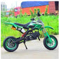 Mini Dirt Bike, 49Cc Dirt Bike, Children's Bike, Petrol-Powered 2-Stroke 49Cc Motorcycle