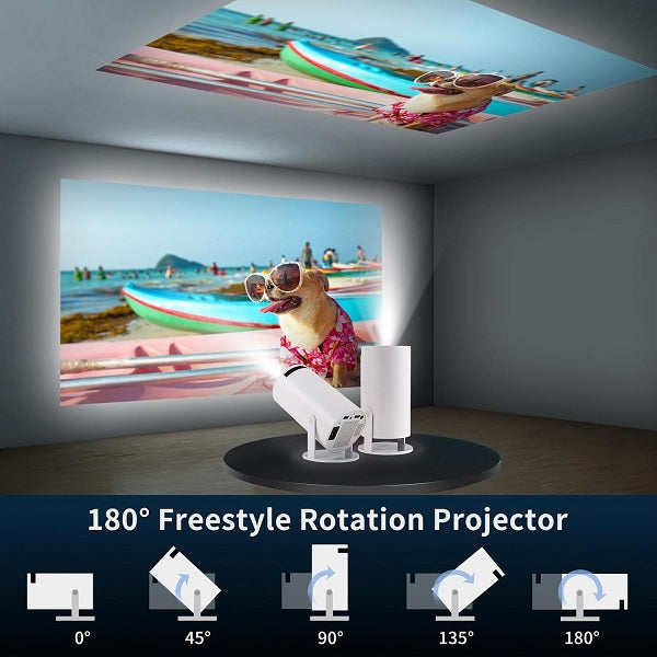 Smart LED Projector With Remote Control HY300 / TQ32