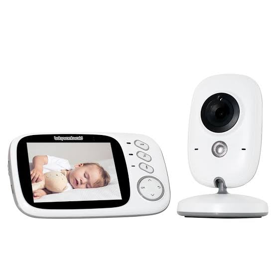 MKids 3.2” Digital Baby Sitter Monitor with Night Vision, Temperature display, time display