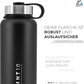 Stainless Steel Drinking Bottle, 1000 ml, Premium Insulated Bottle for Hiking, Fitness, Cycling, School and Office, with Free Sports Lid