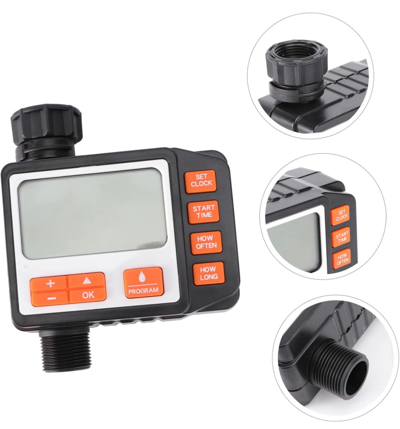 Large LCD Screen Watering Timer Programmable Irrigation System for Garden