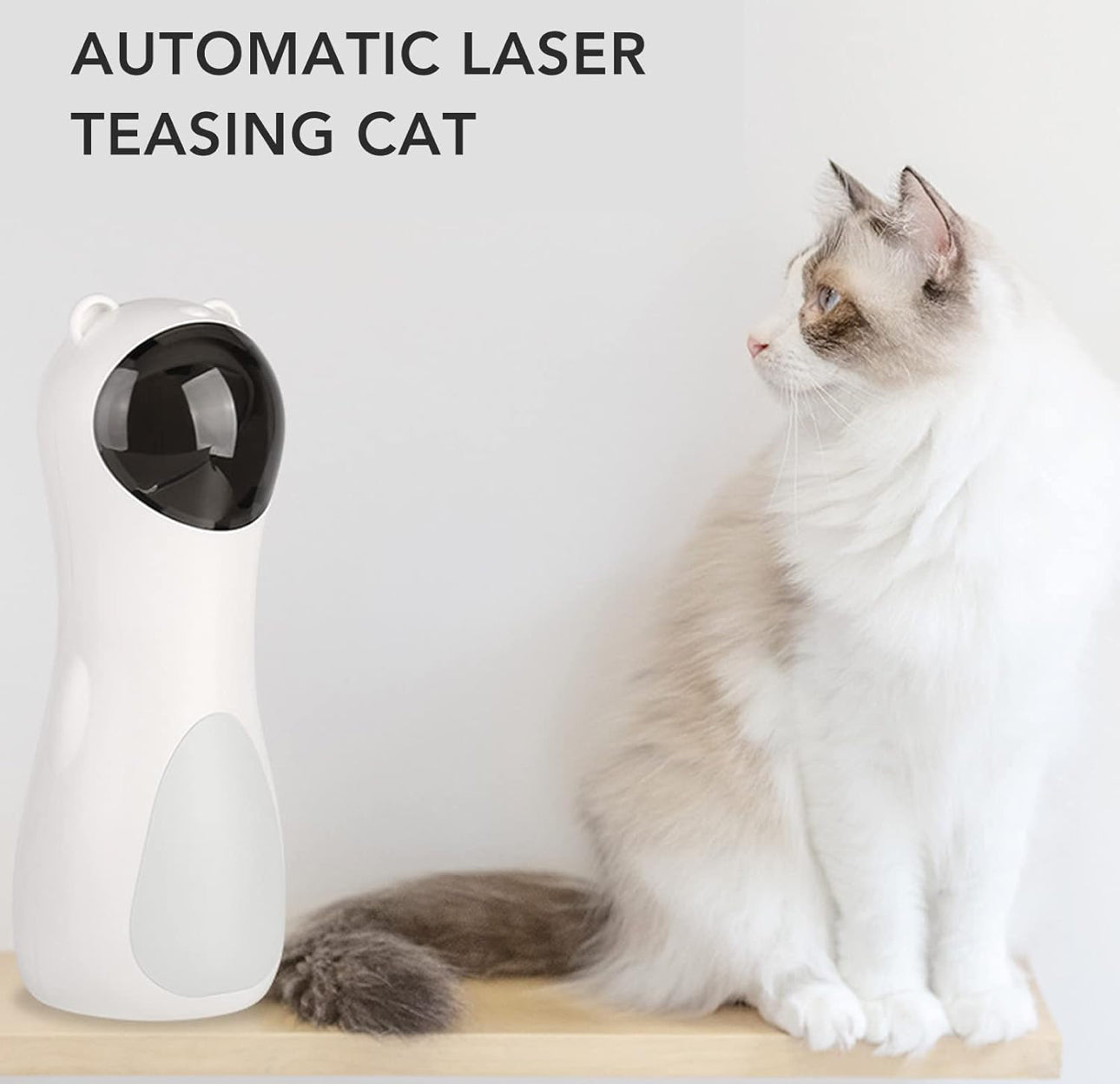 MTech Automatic Cat Laser Toy – Interactive USB & Battery Powered Pet Laser With 3 Modes, Auto Timer, 360° Rotation