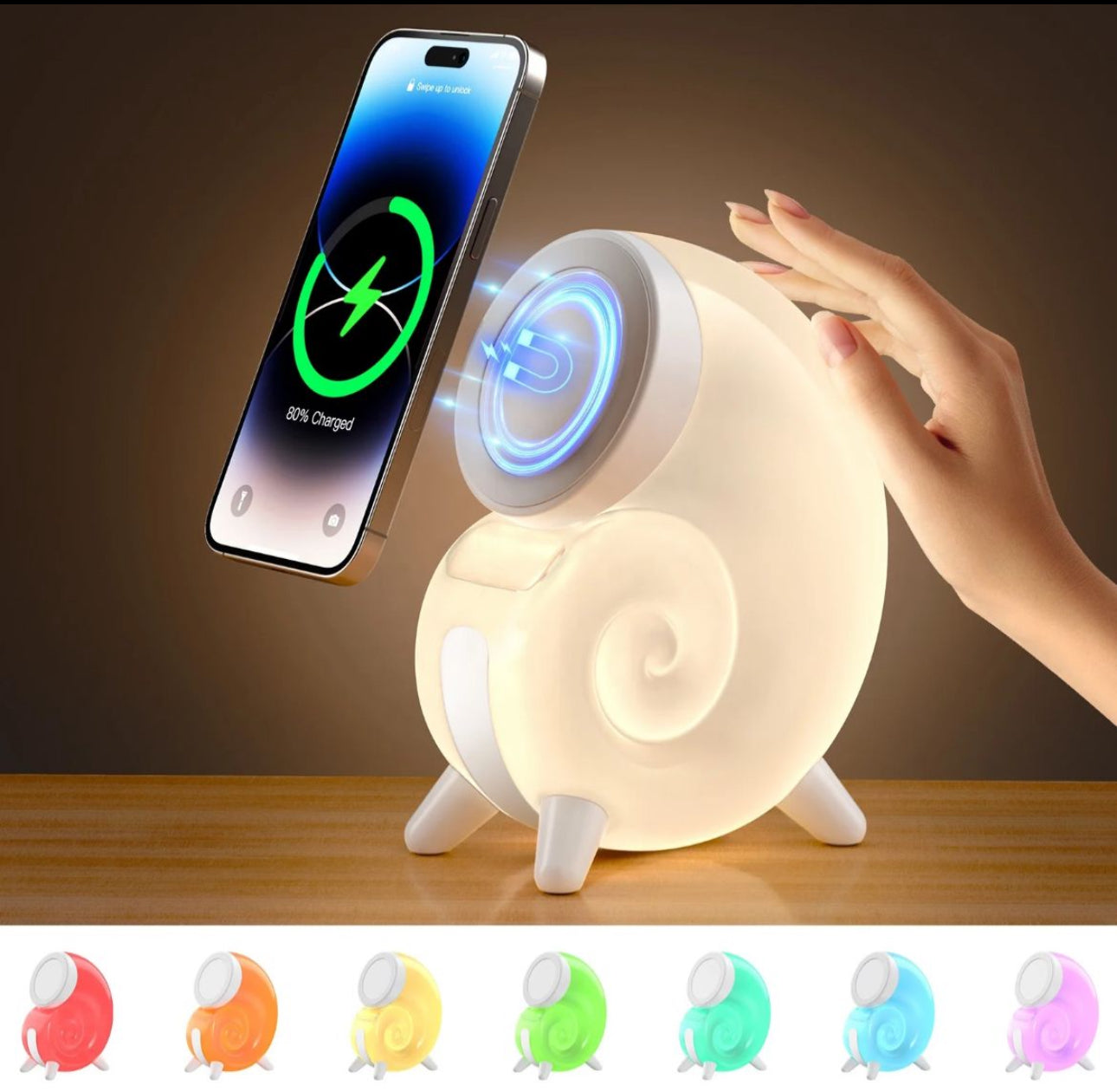 Conch Wireless Charger LED