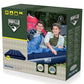 Bestway Double Flocked Airbed – Inflatable Mattress with Built-In Foot Pump