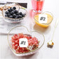 Love Fruit/Dessert Bowl - Gold Edge