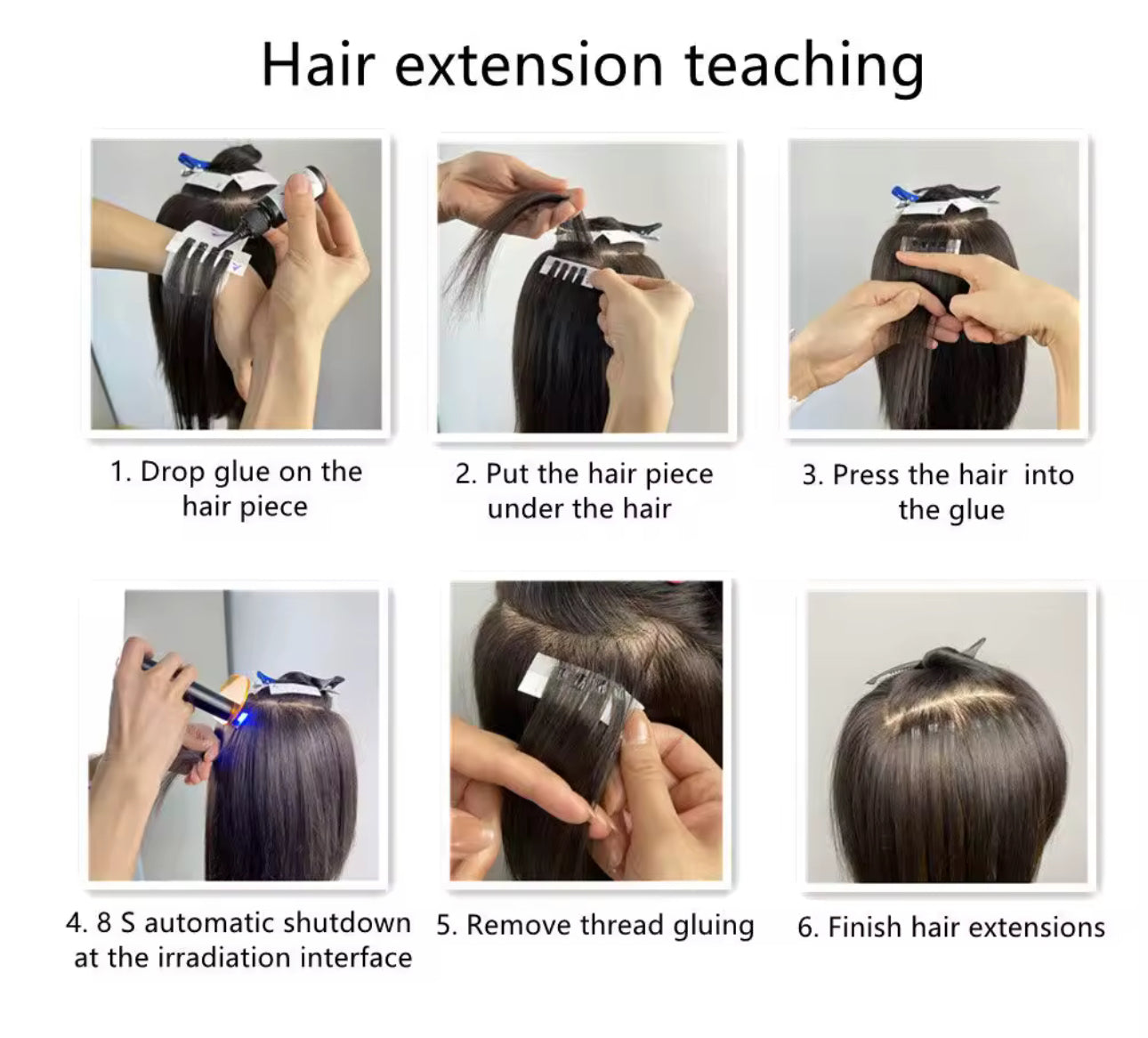 Professional Hair Extension Tool With UV Light For Hair Glueing Salon Use - PreOrder Sales Available
