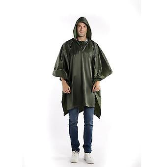 Hooded Rain Poncho Jacket Coat for Adult , Lightweight Raincoat