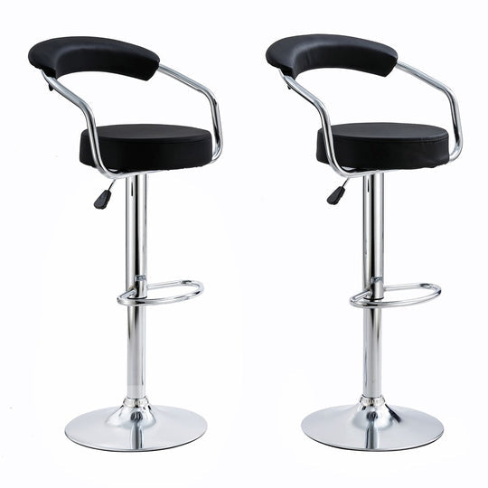 MFURN Nicole Modern Height Adjustable Counter Stools 2pc Set