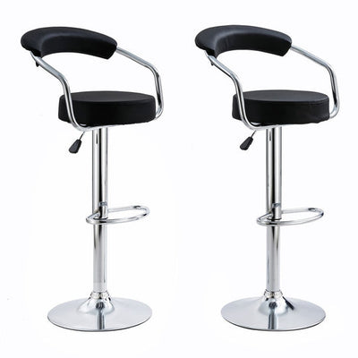 MFURN Nicole Modern Height Adjustable Counter Stools 2pc Set