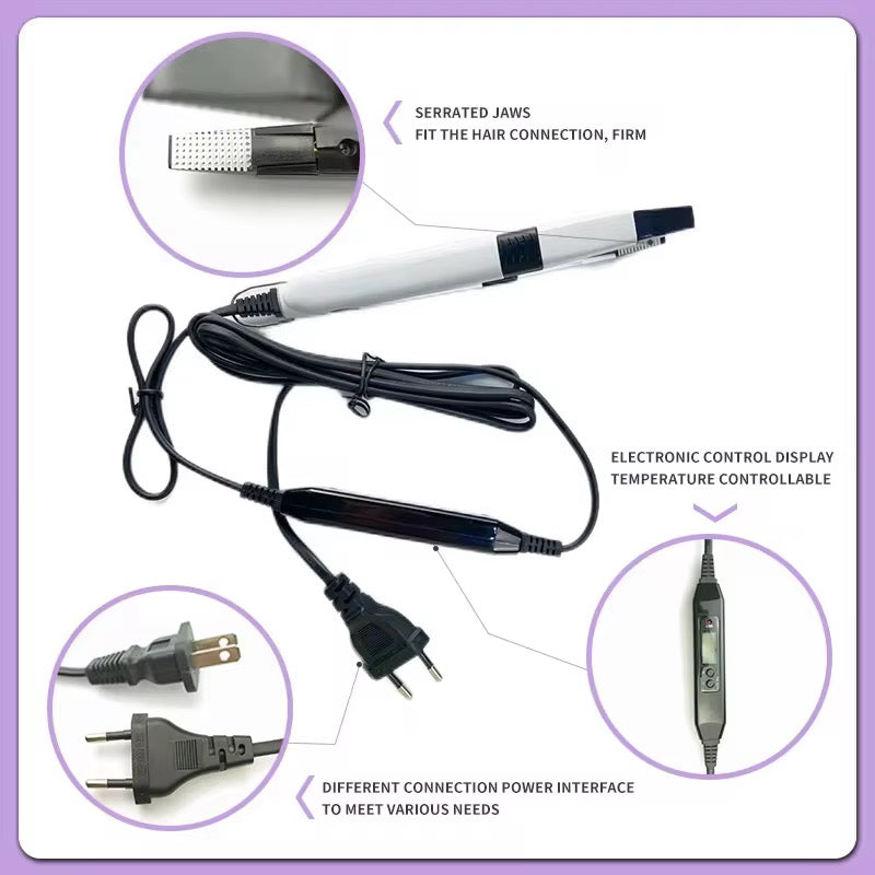 Professional Hair Extension Tool With UV Light For Hair Glueing Salon Use - PreOrder Sales Available