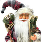 Santa Claus Christmas Figurine – 45cm Standing Santa Doll (Various Options)