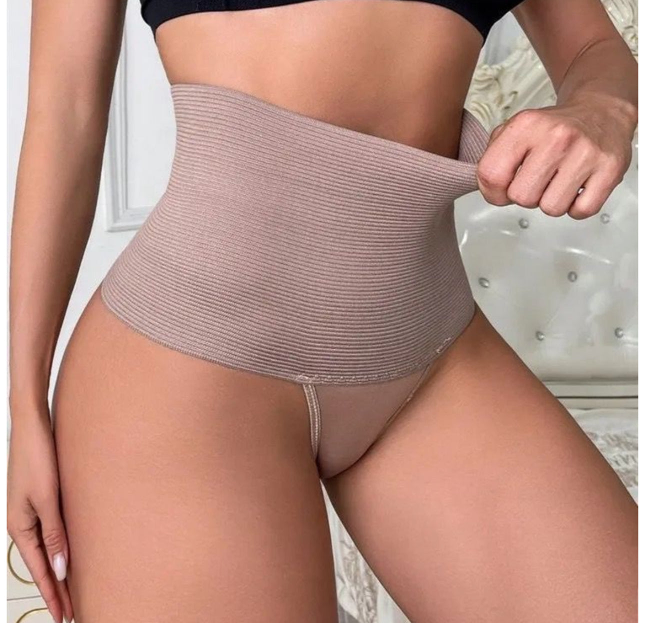 Ladies High Waist Tummy Control Shaper 2pc Pack