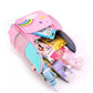 Unicorn Kids Back To School Trolly Bag-Various Colours